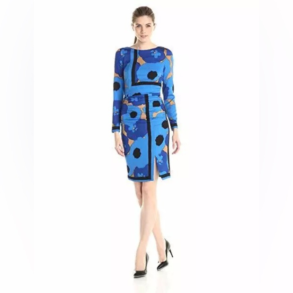 TRACY REESE "T" Dress in Blue Floral